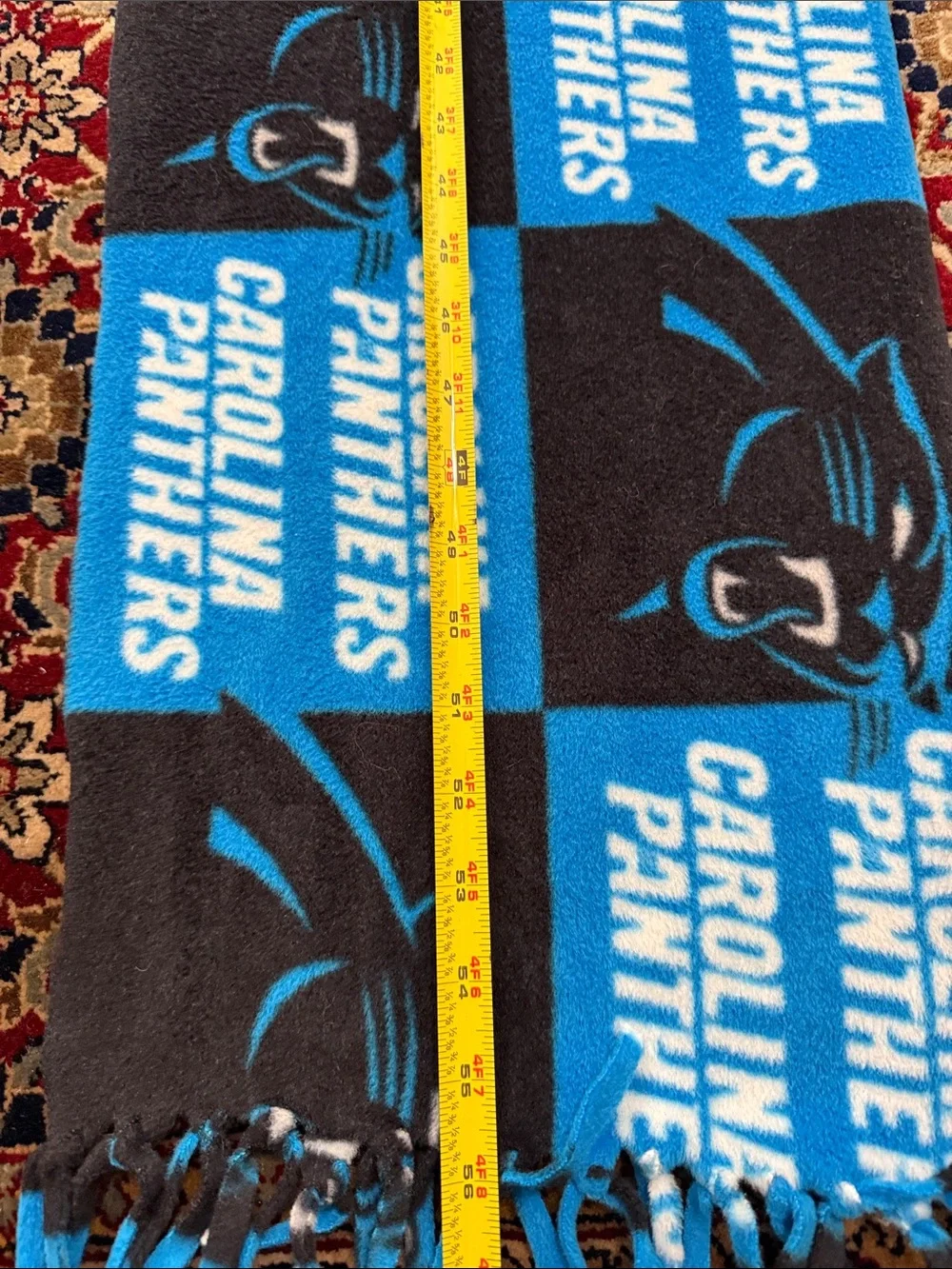 Carolina Panthers Blue & Black Team Scarf